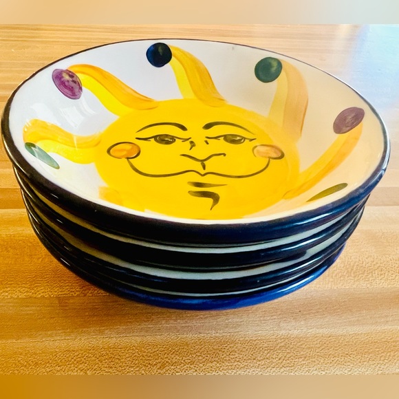 Vicki Carroll Set of 4 Cereal/Soup Bowls from 1994 EUC/VGUC - Picture 6 of 10